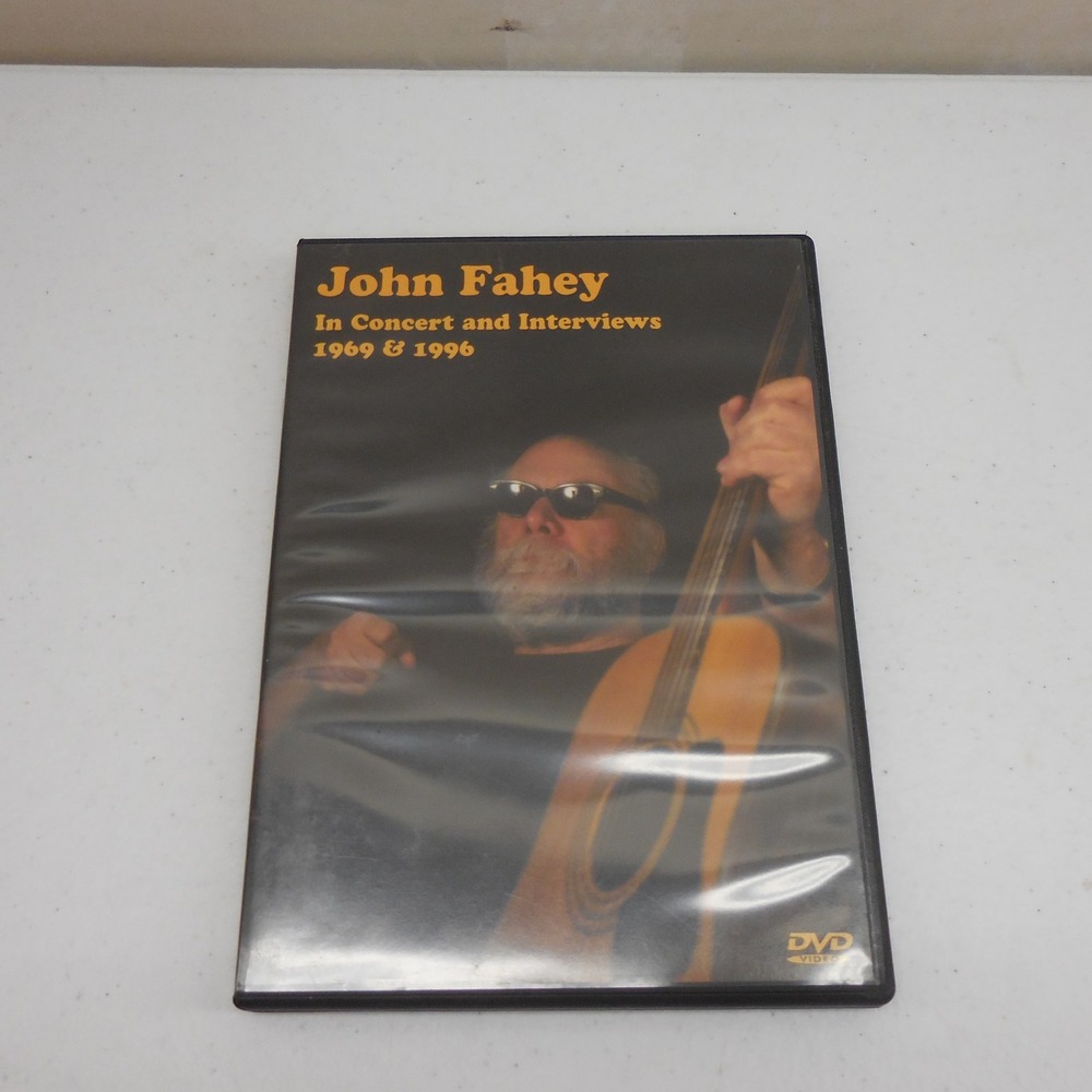 John Fahey In Concert and Interviews 1969 & 1996 DVD Vestapol 13065 Guitar Music